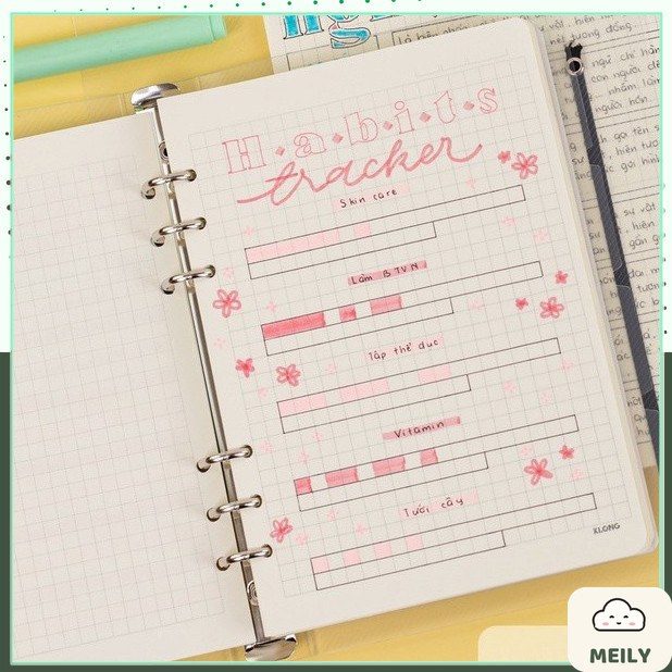 Giấy refill nét đứt binder sổ Klong tiết kiệm