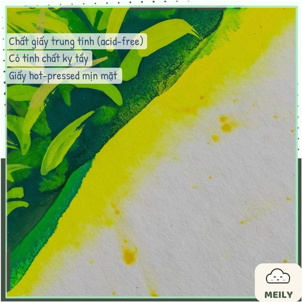 Giấy vẽ màu nước 25% cotton 20 tờ MS792