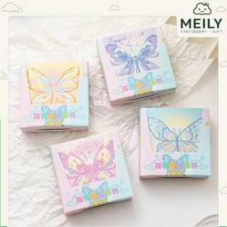 Giấy Vuông Origami 6x6cm 200 Tờ In Bướm Butterfly K190