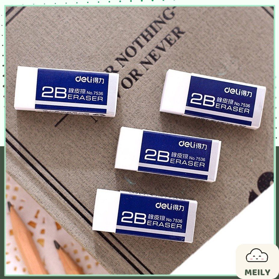 Gôm tẩy chì 2B Deli 7536 chất lượng cao K24