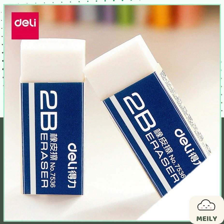 Gôm tẩy chì 2B Deli 7536 chất lượng cao K24