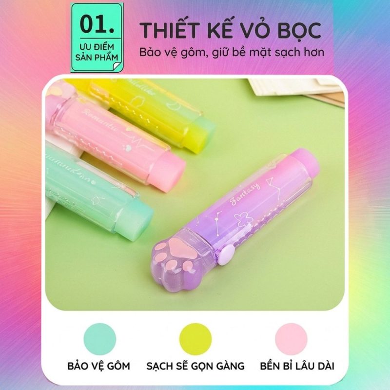 Gôm tẩy thạch trong suốt K229