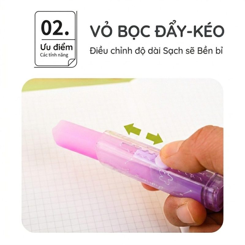 Gôm tẩy thạch trong suốt K229
