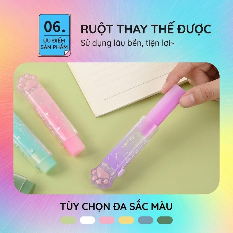 Gôm tẩy thạch trong suốt K229
