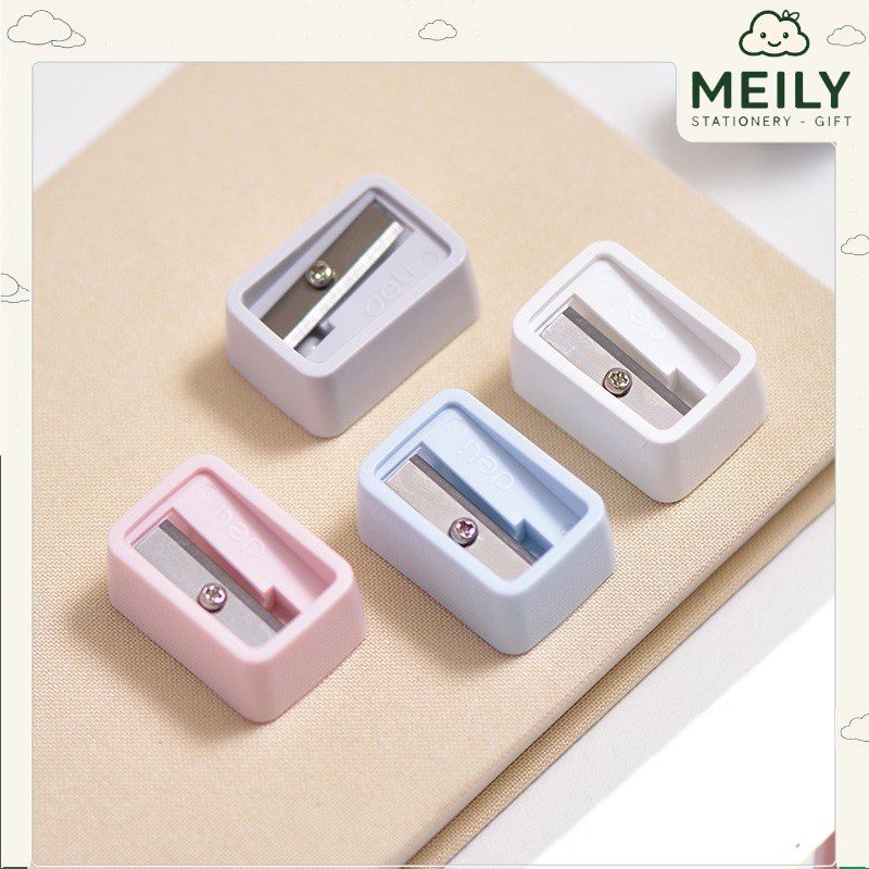 Gọt bút chì Deli màu Pastel xinh xắn nhỏ gọn, dụng cụ chuốt C06
