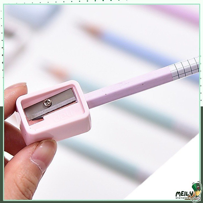 Gọt bút chì Deli màu Pastel xinh xắn nhỏ gọn, dụng cụ chuốt C06