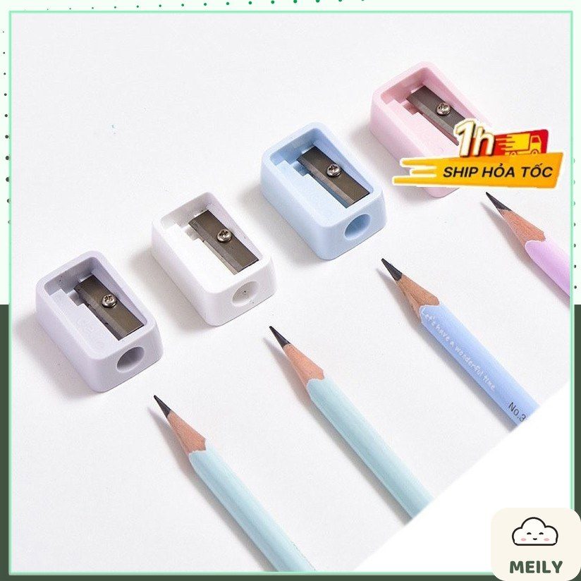 Gọt bút chì Deli màu Pastel xinh xắn nhỏ gọn, dụng cụ chuốt C06