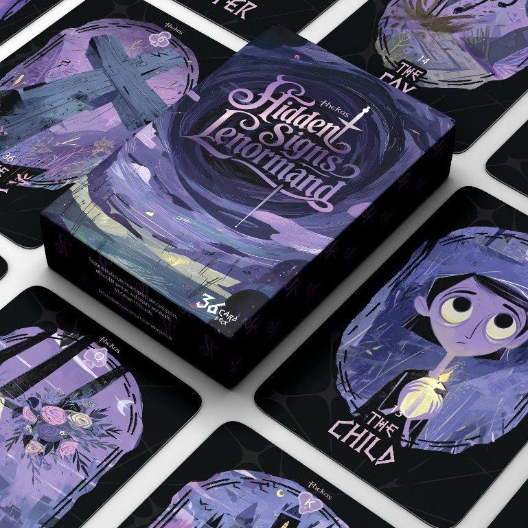 Hidden Signs Lenormand 36 Lá - Bộ Bài Tiên Tri Song Ngữ Anh Việt Dễ Học