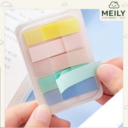 Hộp 125 đánh dấu trang note nhựa Pet NO28
