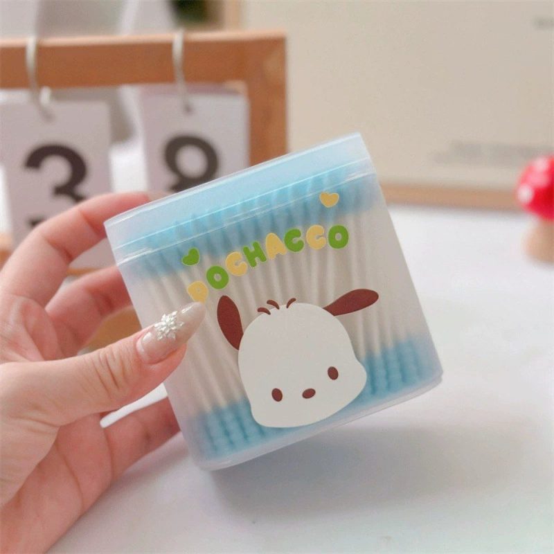 Hộp 200 bông ngoáy tai hoạt hình KT, Pochacco dễ thương K145
