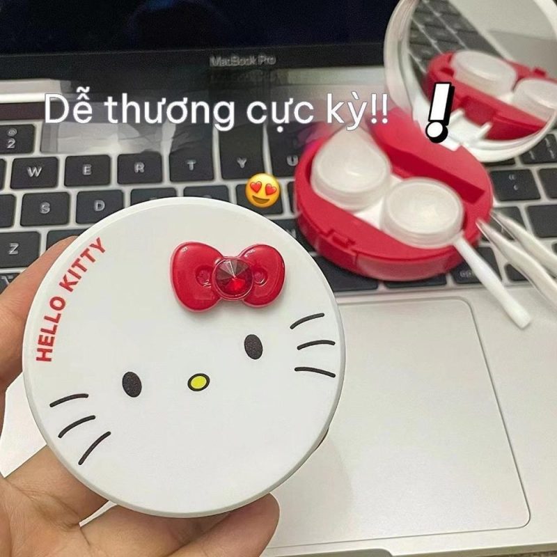 Hộp Đựng Kính Áp Tròng HelloKT BL123