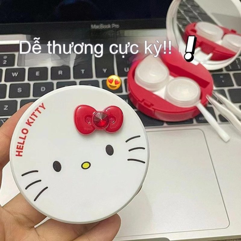 Hộp Đựng Kính Áp Tròng HelloKT BL123