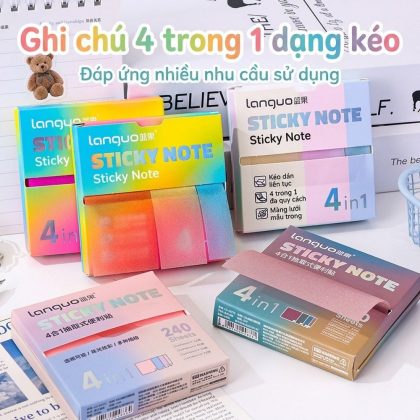 Hộp giấy note 4in1 NO72