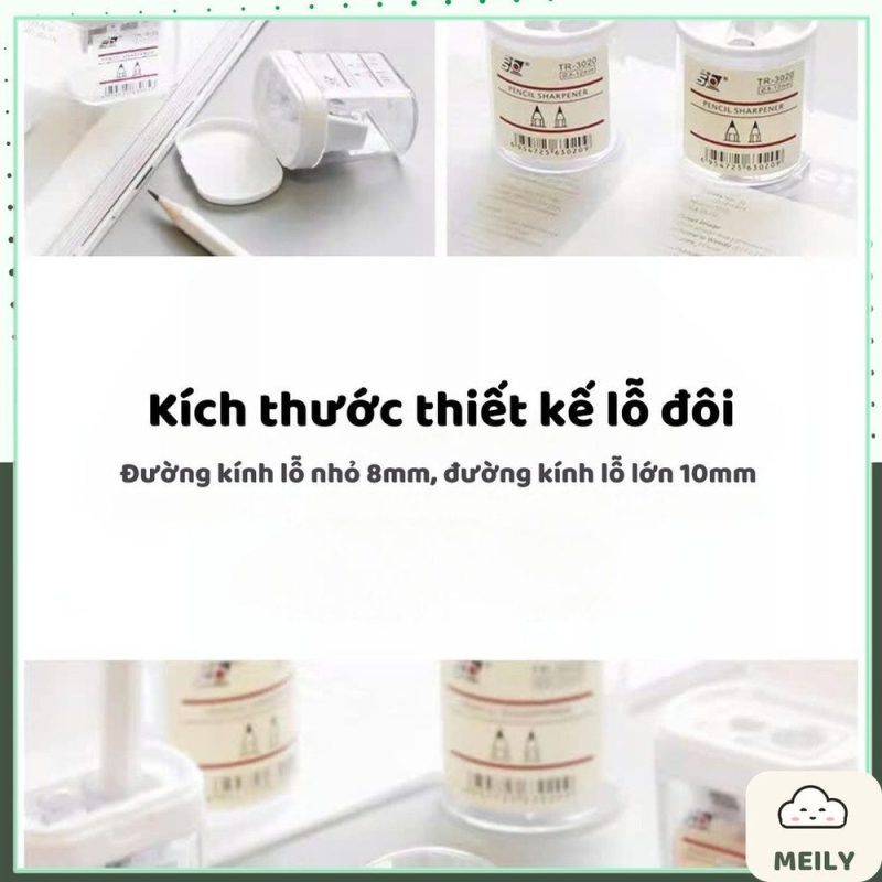 Hộp gọt chì trong suốt K167