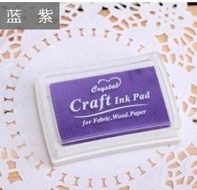Hộp mực con dấu nhiều màu sắc tươi tắn không phai D05 - Tím