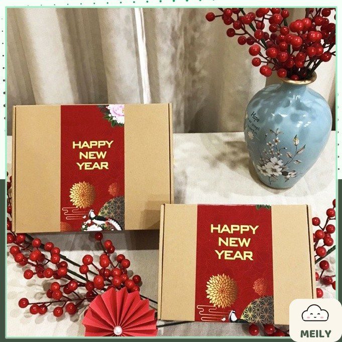 Hộp quà tặng, đựng quà sinh nhật tặng bạn trai bạn gái, vintage kraft