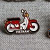 Huy hiệu kim loại Xe Máy Đỏ
