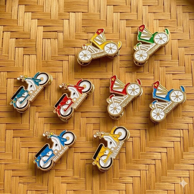 Huy hiệu lưu niệm - Pin cài áo quà tặng hình đồ ăn