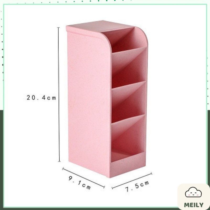 Kệ bút 4 tầng để bàn nhỏ nhắn decor bàn học K114