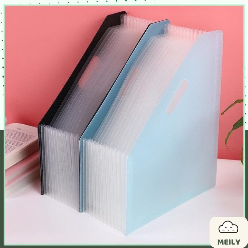 Kệ sách 13 ngăn nhựa tay cầm tiện lợi để bàn K128