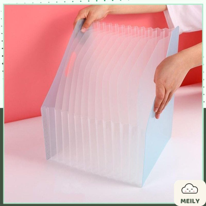 Kệ sách 13 ngăn nhựa tay cầm tiện lợi để bàn K128