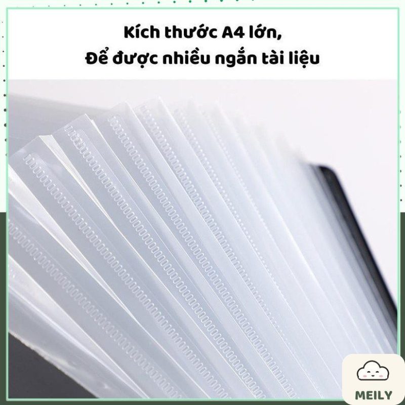 Kệ sách 13 ngăn nhựa tay cầm tiện lợi để bàn K128