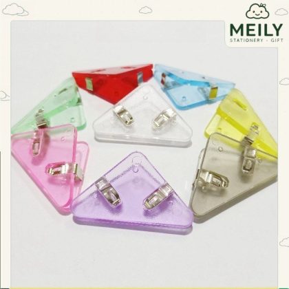 Kẹp giấy hình tam giác màu Pastel K47