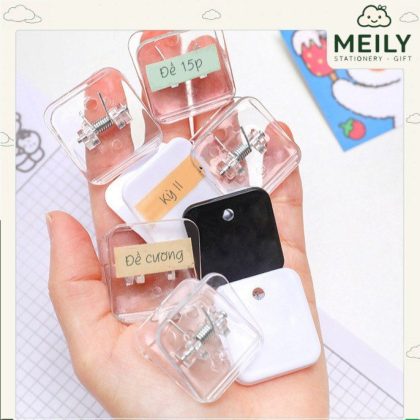 Kẹp giấy hình vuông K69