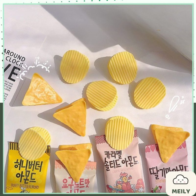 Kẹp Giấy Kawaii Hình Snack K193