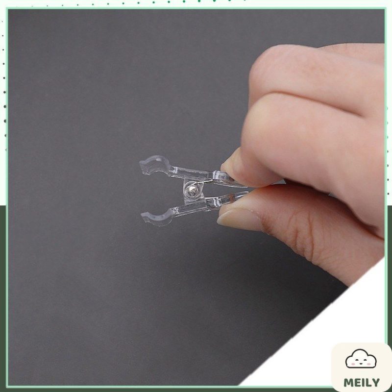 Kẹp giấy mini trong suốt K60
