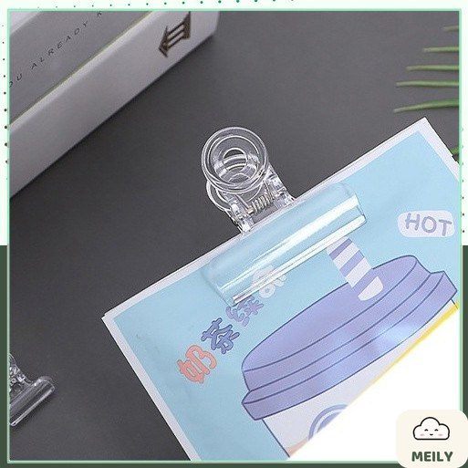Kẹp giấy mini trong suốt K60