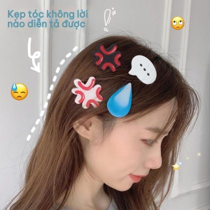 Kẹp Tóc Biểu Cảm Meme K275