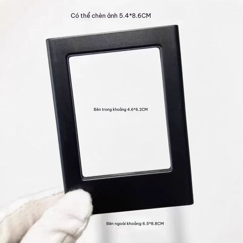 Khung Ảnh Nam Châm BL222 - Đen - 8.8*6.5cm