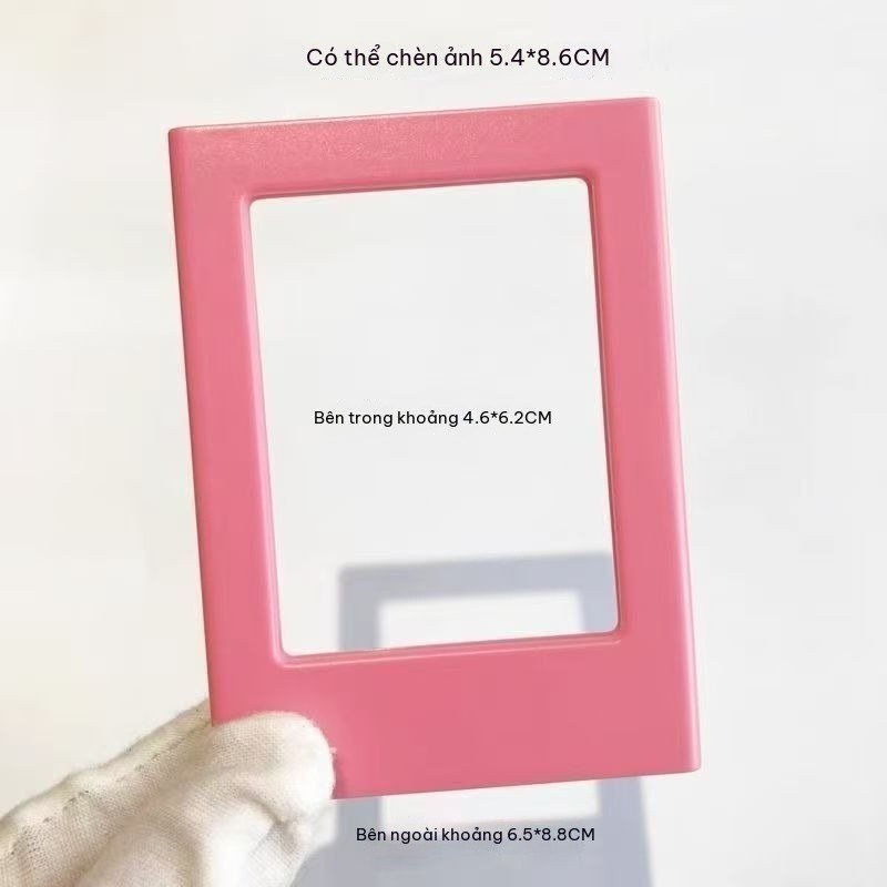 Khung Ảnh Nam Châm BL222 - Hồng - 8.8*6.5cm