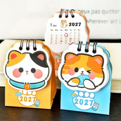 Lịch Để Bàn Dễ Thương 2027 K139
