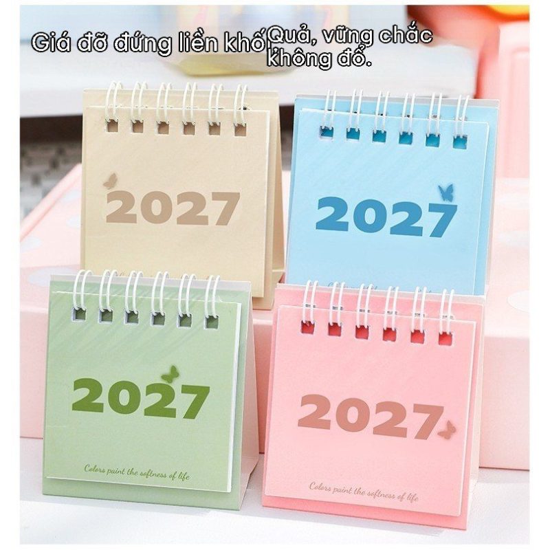 Lịch Để Bàn Dễ Thương 2027 K139