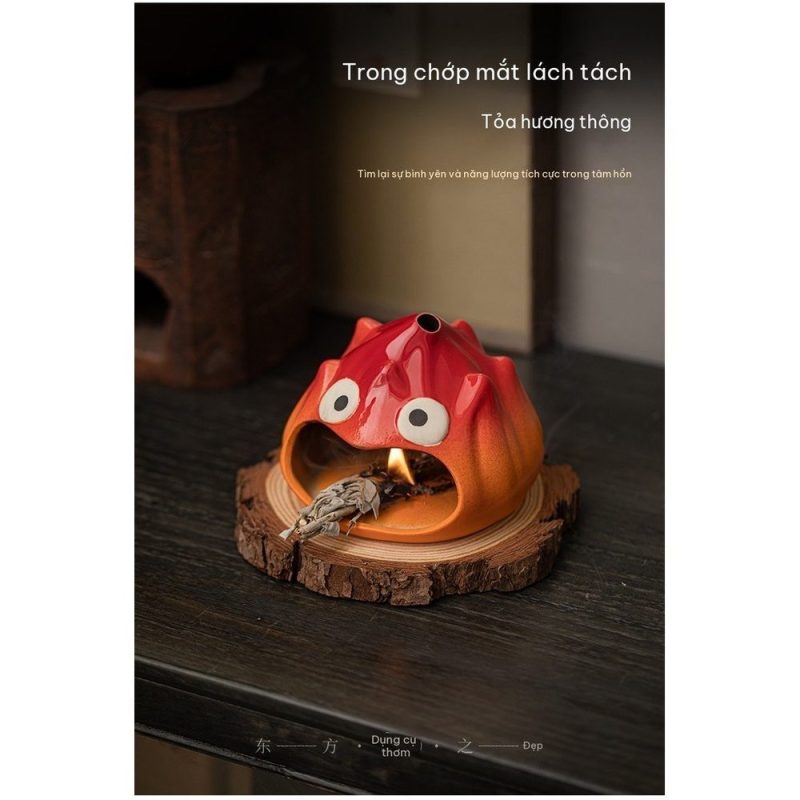 Lư Xông Trầm Hương Gốm Sứ K314