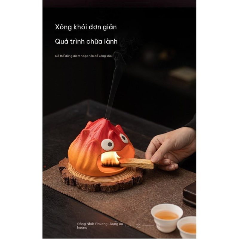 Lư Xông Trầm Hương Gốm Sứ K314