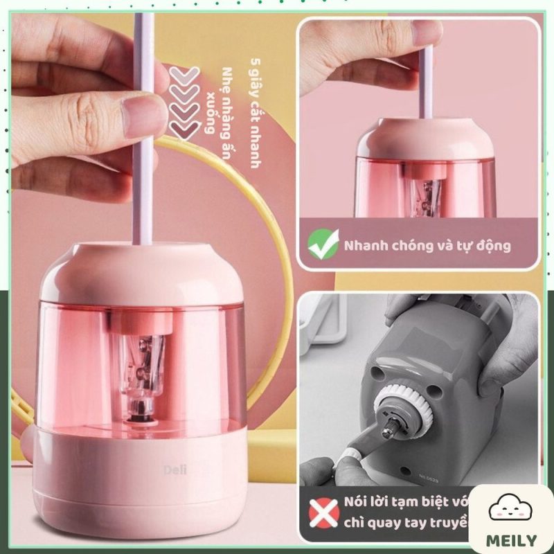 Máy gọt bút chì điện Deli K162