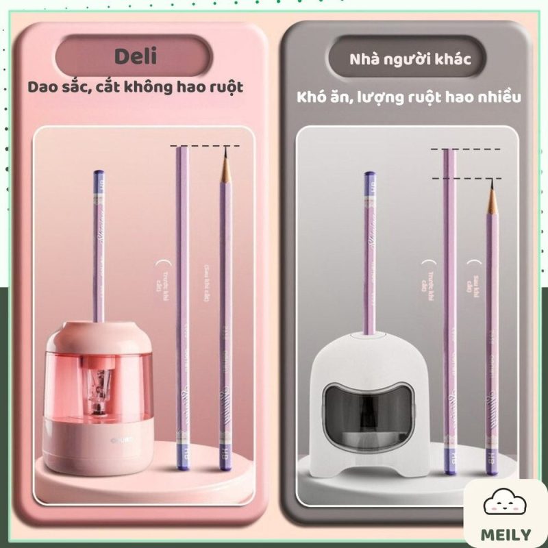 Máy gọt bút chì điện Deli K162