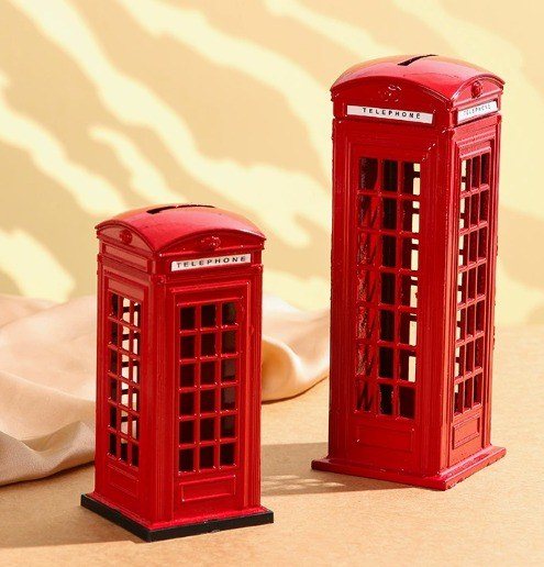 Mô Hình Bốt Điện Thoại BL84 - 6*6*12.5cm