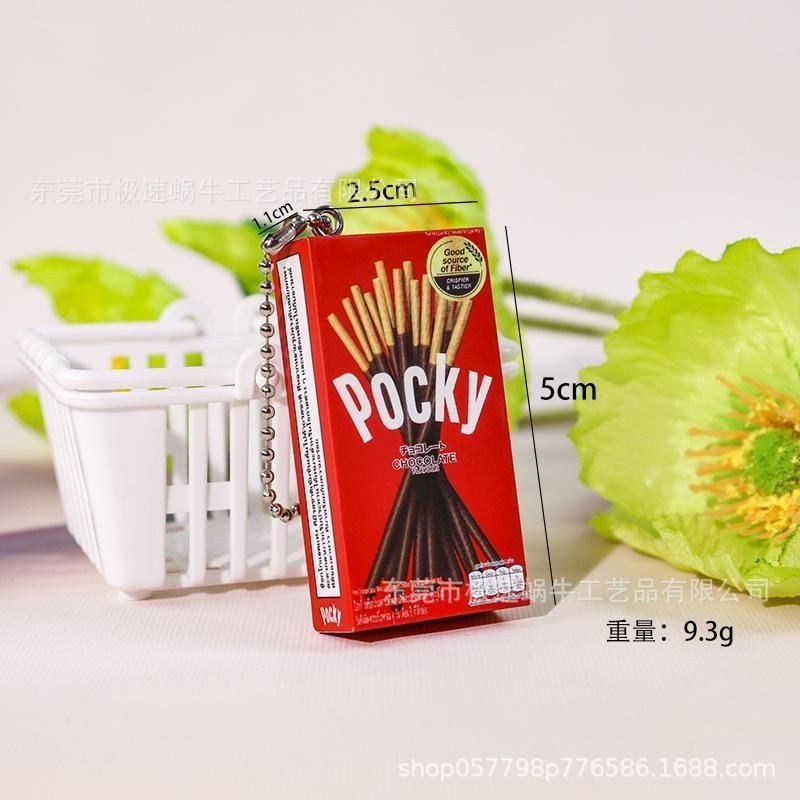Móc Khóa Bánh Que Socola Mini K260 - bánh đỏ