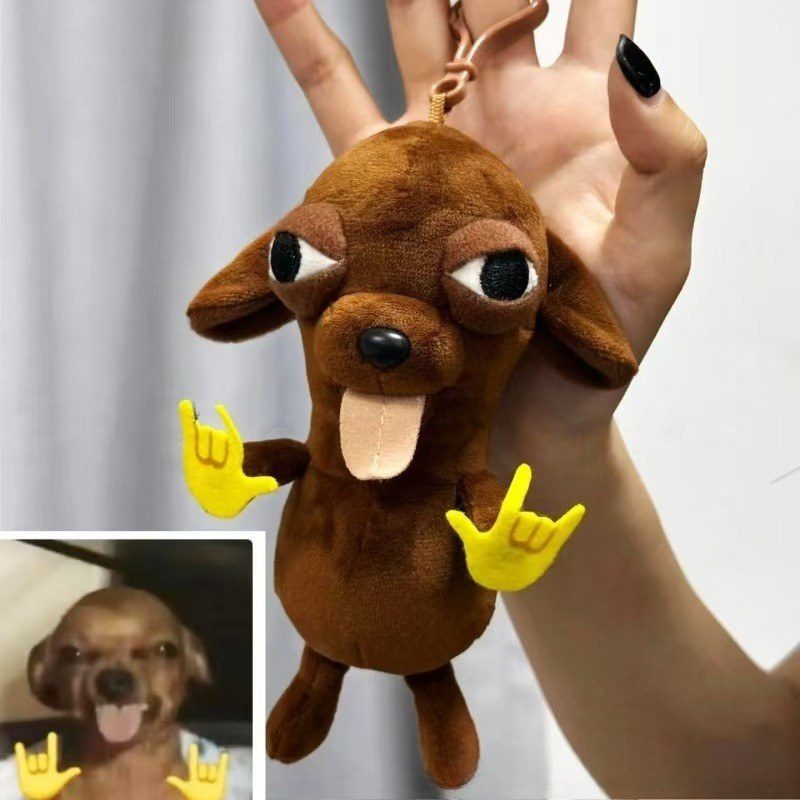 Móc Khóa Bông Chó Chihuahua Meme BL207
