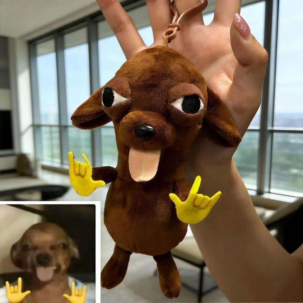 Móc Khóa Bông Chó Chihuahua Meme BL207