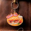 móc khóa ẩm thực gỗ BL67- bánh mỳ