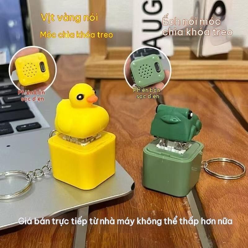 Móc Khóa Đồ Chơi Giảm Áp Lực Có Đèn Và Nhạc Treo Túi Xách BL118