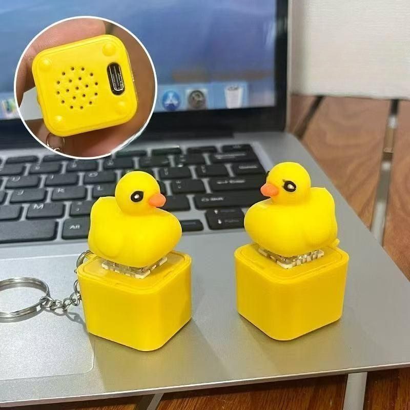 Móc Khóa Đồ Chơi Giảm Áp Lực Có Đèn Và Nhạc Treo Túi Xách BL118