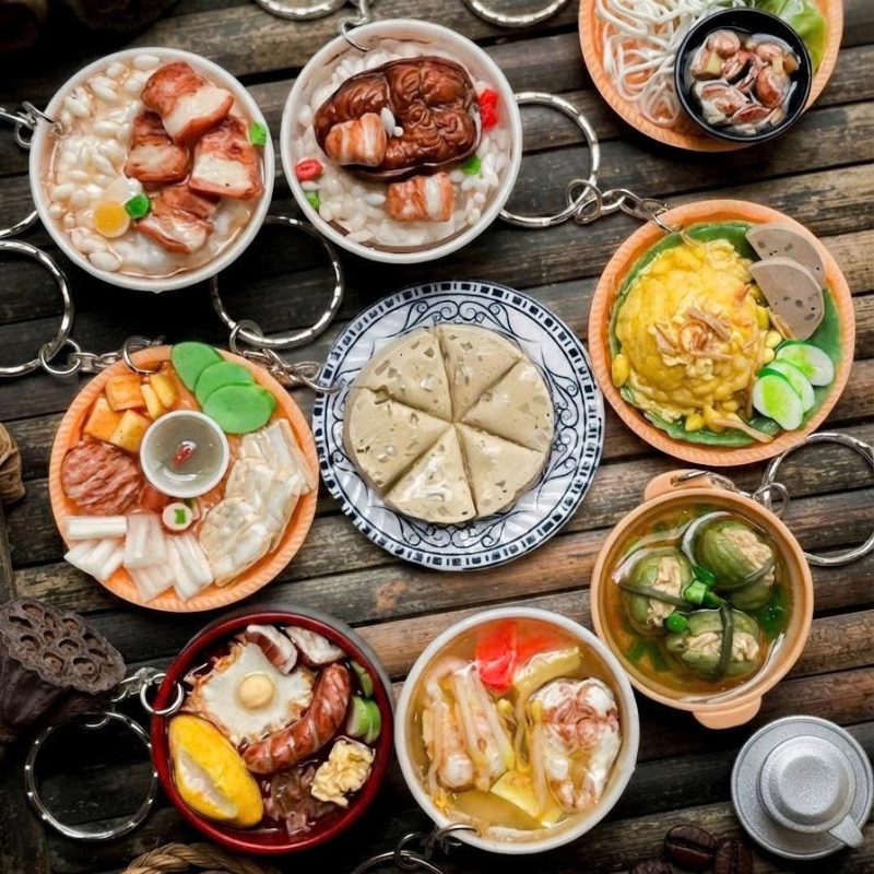 Móc Khóa / Nam Châm Món Ăn Việt BL213