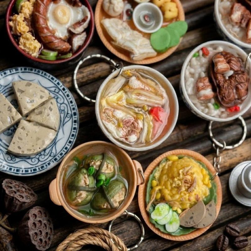 Móc Khóa / Nam Châm Món Ăn Việt BL213