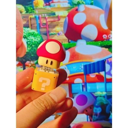 Móc Khóa Phím Cơ Nấm Mario Dễ Thương BL210